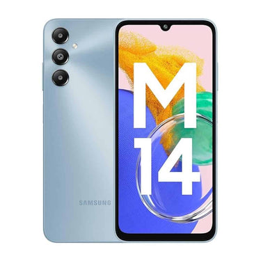 LXINDIA Smart phone Samsung Galaxy M14 4G (Arctic Blue 4GB  64GB)