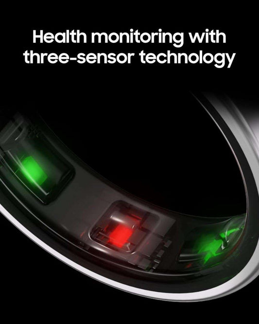 LX INDIA Smart Ring Samsung Galaxy Ring with Smart AI Titanium silver size -12