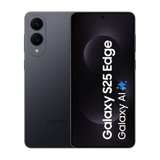 LX INDIA Mobile Phones 12GB+256GB Samsung Galaxy S25 Edge 5G AI Smartphone (Titanium JetBlack)