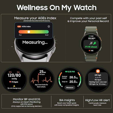 LXINDIA Smart Watch Samsung Galaxy Watch 7 (44mm Green BT LTE) with 3nm Processor