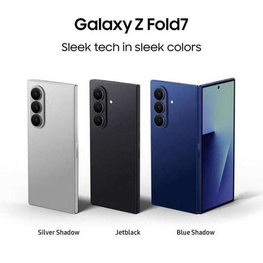 LX INDIA Mobile Phones Samsung Galaxy Z Fold7 5G Smartphone with Galaxy AI (JetBlack, 12GB RAM, 256GB Storage)