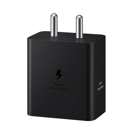 LXINDIA Mobile Charger Samsung Original 45W Type C Travel Adaptor with Cable( Black)