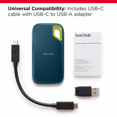 LXINDIA ssd SanDisk Extreme Portable SSD 2TB ( Monterey) Up to 1050Mb/s