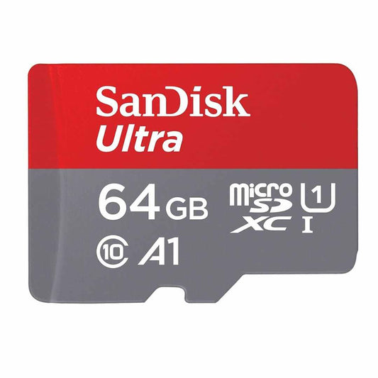 LX INDIA SD Card SanDisk Ultra 64GB microSDXC UHS-I, 140MB/s R, Memory Card,