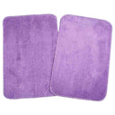 LXINDIA mats SARAL HOME EASY LIVING Saral Home Microfiber Bath Mat Pack Of 2 (Purple)