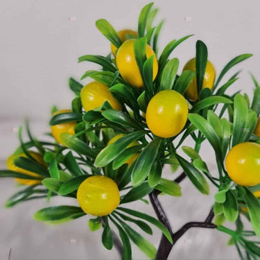 LXINDIA Plants SATYAM KRAFT 1 PC Artificial Lemon Bonsai Tree