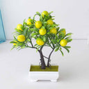 LXINDIA Plants SATYAM KRAFT 1 PC Artificial Lemon Bonsai Tree