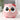 LX INDIA Money Box SATYAM KRAFT 1 Piece Ceramic Owl Design Coin Storage Box (Pack of 1) (Pink)