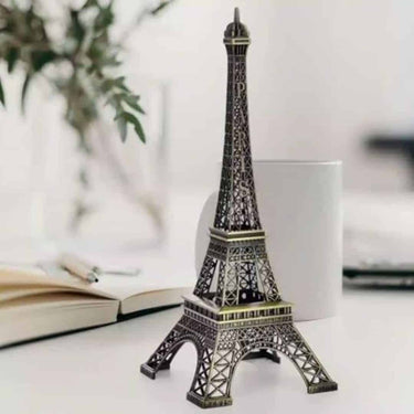 LXINDIA Show Piece SATYAM KRAFT Metal Eiffel Tower Antique Vintage Statue