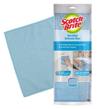 LXINDIA Cleaning Towel Scotch-Brite Microfiber Bathroom Wipe (Pack of 2 Blue)