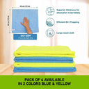 LXINDIA Cleaning Towel Scotch-Brite Microfiber Cloth/Wipe 4 pcs