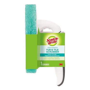 LXINDIA Scrubber Scotch Brite Non Scratch Tub Tile Bathroom Scrubber with ergonomic handle