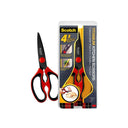 LXINDIA desk essential Scotch Titanium Kitchen Scissor (Red)