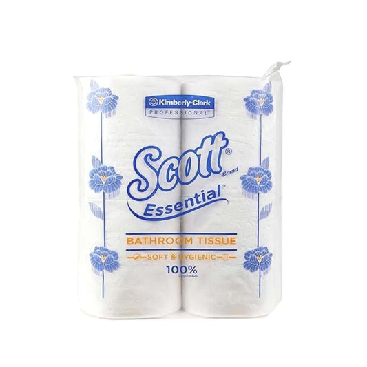 LXINDIA Wipes Scott Essential 2 ply Toilet Paper Tissue Roll (54003A)
