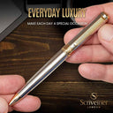 LXINDIA Pens Scriveiner Silver Chrome Ballpoint Pen