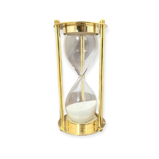 LX INDIA Sand Timers SEA VINT 5 Minute Brass Sand Timer (Design-4)