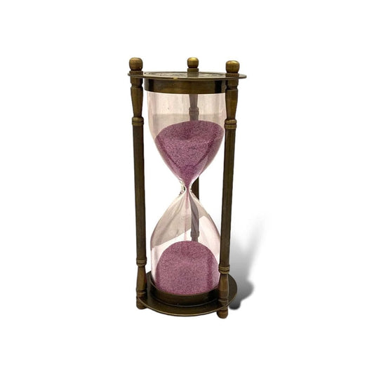 LX INDIA Sand Timers SEA VINT Sand Timer Design-5 , (Brown)