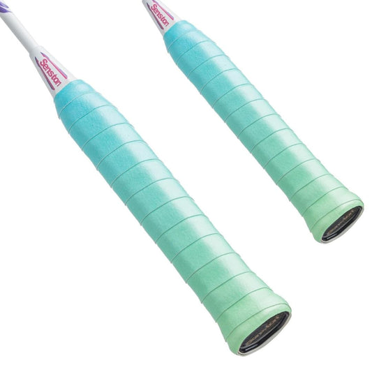 LX INDIA Batminton Grip Flat-Green Senston 2pcs Racket Handle Grips Tape for Tennis/Badminton/Squash