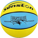 LXINDIA Basket Ball Senston Basketball 29.5 Leather Basketbal Size 7   Yellow Blue