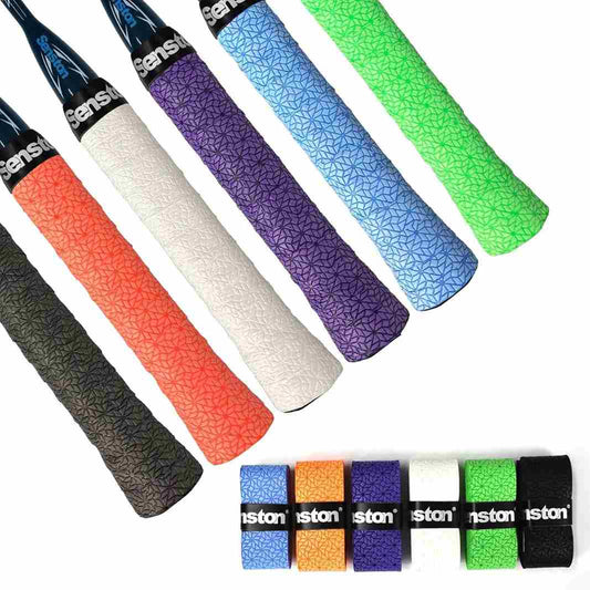 LX INDIA Batminton Grip Senston Racket Grips Pattern - 6 PACK