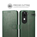 LXINDIA Protection Covers SHINESTAR iQOO Z9s 5G Flip Back Cover (Green)