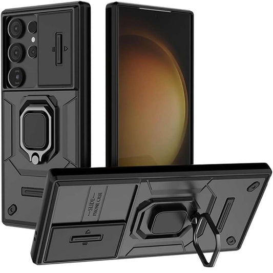 LX INDIA Protection Covers SHINESTAR Tough Armor Samsung Galaxy S24 Ultra 5G Bumper Back Case Cover