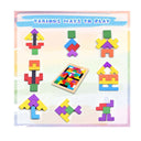 LXINDIA Toys Shinetoy Entertain Kids 40 Pcs Wooden Russian Blocks