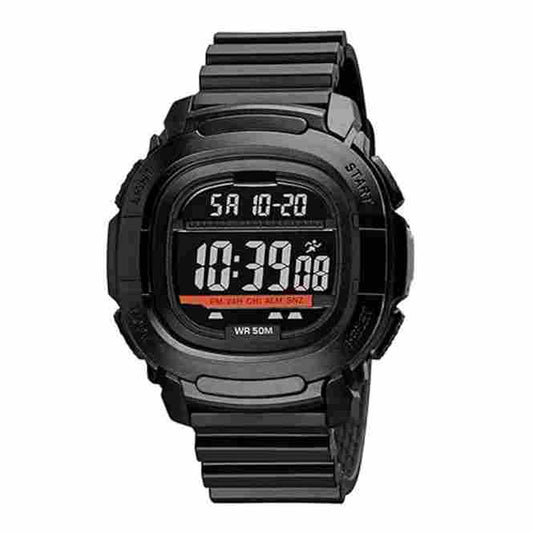LX INDIA Digital Watch Black Shocknshop Digital Sports Latest Multifunctional Electronic LED Black Dial Wrist Watch for Men Boys -WCH84