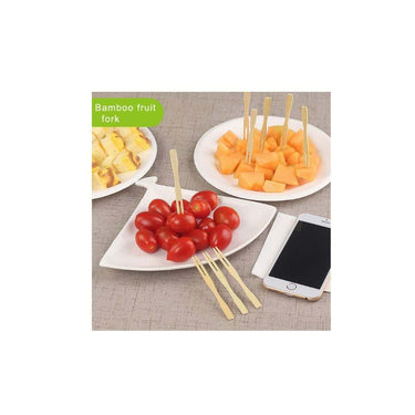 LXINDIA Disposables Shop and Shoppee Disposable Wooden Fruit Forks