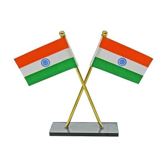 LX INDIA National Flag SHOPONE Indian Flag for Car Dashboard