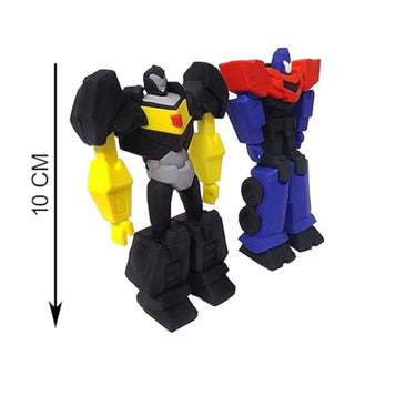 LXINDIA Eraser SHREE TECHNESH Robot Shape Erasers Set (Pack of 2)