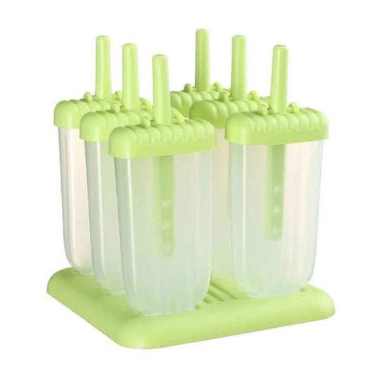 LX INDIA Ice cream makers and Moulds Shuban Plastic Popsicle Mould Green (1 Pack)