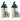 LX INDIA Shakers Green SIGNORA WARE Shake n Shake Steel Sports Shaker with Blending Ball and Whisking Wheel, Set of 2, 650ml+650ml