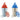 LX INDIA Shakers Red-Blue SIGNORA WARE Shake n Shake Steel Sports Shaker with Blending Ball and Whisking Wheel, Set of 2, 650ml+650ml