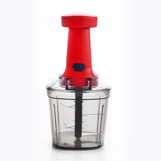 LX INDIA Chopper SignoraWare Thunder Chopper Plastic Quick Cutter Machine for Kitchen | with 6 Stainless Steel Blade (1000ml | Multicolor)