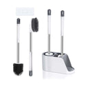 LXINDIA Brushes Silicone Toilet Brush with Holder Set