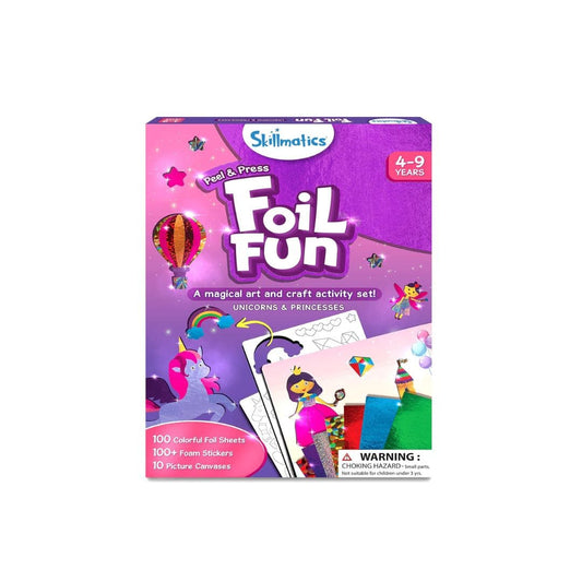 LXINDIA Art & Craft Items Skillmatics Art & Craft Activity - Foil Fun Unicorns & Princesses, Gifts for Girls & Boys