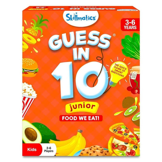 LX INDIA BOARD GAME Skillmatics Card Game - Guess in 10 Junior Food We Eat, Quick Game of Smart Questions