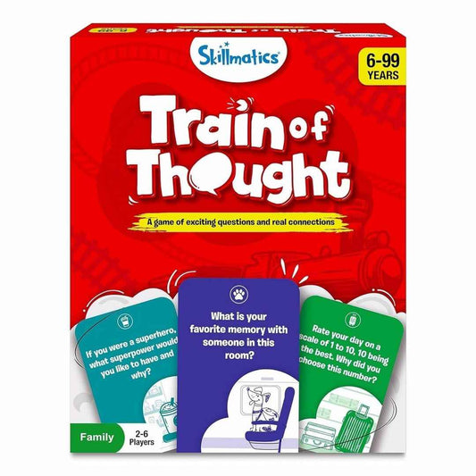 LX INDIA BOARD GAME Skillmatics Card Game-Train Of Thought, Family Connection & Conversation Starters For Ages 6 And Up, Kid