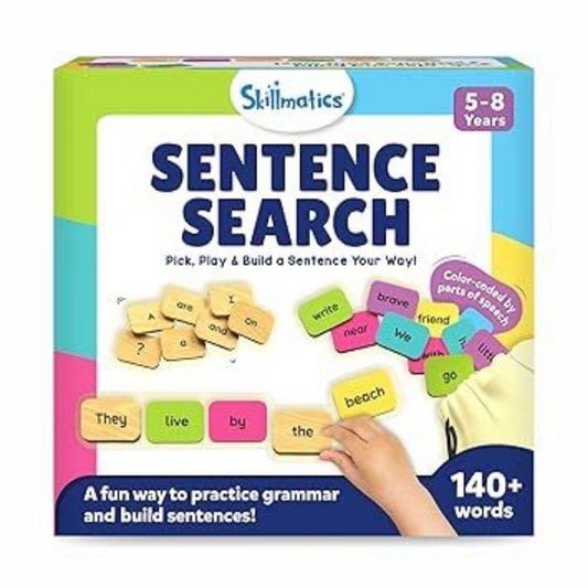 LX INDIA BOARD GAME Skillmatics Educational Board Game - Sentence Search, Fun Learning Toys & Games for Kids
