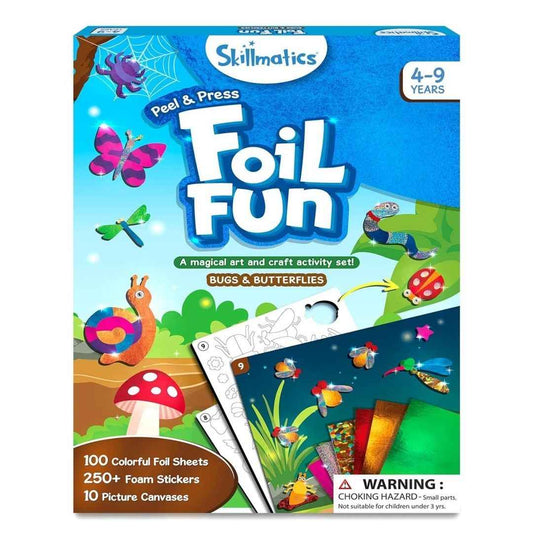 LX INDIA BOARD GAME Skillmatics Foil Fun - Bugs & Butterflies, No Mess Art for Kids, Craft Kits & Supplies, DIY Creative Activity