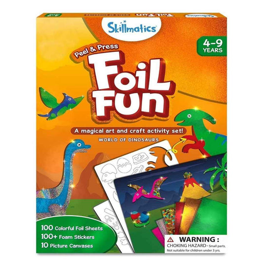 LX INDIA BOARD GAME Skillmatics Foil Fun - Dinosaurs, No Mess Art for Kids, Craft Kits & Supplies, DIY Creative Activity