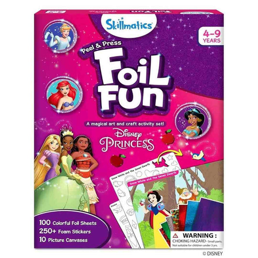 LX INDIA BOARD GAME Skillmatics Foil Fun - Disney Princess, No Mess Art for Kids, Craft Kits & Supplies, DIY Creative Activity