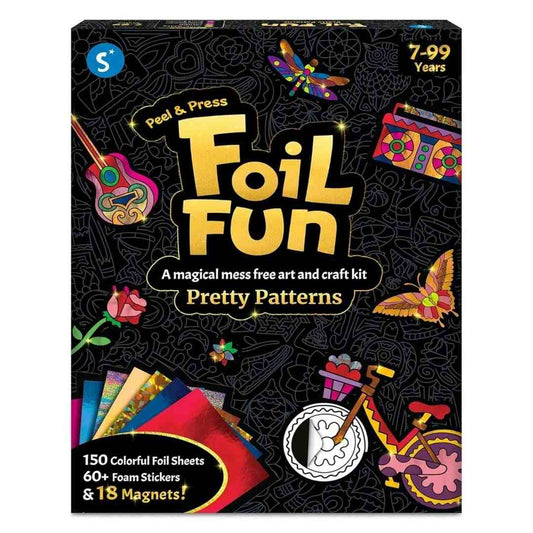 LX INDIA BOARD GAME Skillmatics Foil Fun - Pretty Patterns, Mess-Free Art, Magnets, DIY Colourful Creative Activity