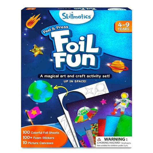LX INDIA BOARD GAME Skillmatics Foil Fun - Space, No Mess Art for Kids, Craft Kits & Supplies, DIY Creative Activity, Travel Toys