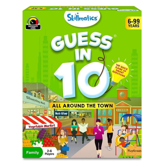LX INDIA BOARD GAME Skillmatics Guess in 10 Around Town, Perfect for Boys, Girls, Kids