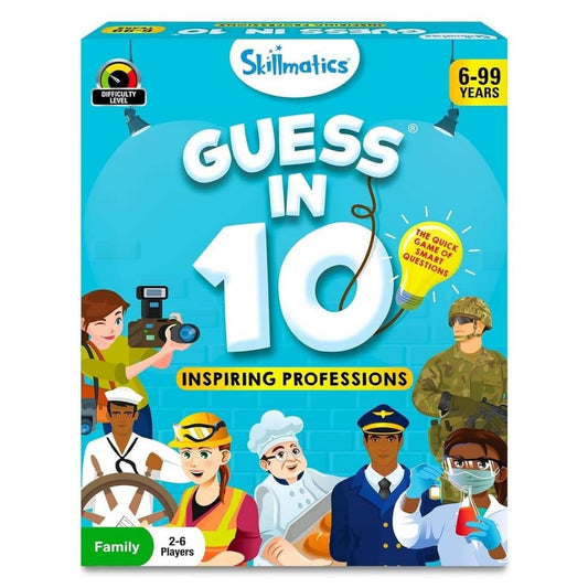 LX INDIA BOARD GAME Skillmatics Guess in 10 Professions, Perfect for Boys, Girls, Kids & Families Who Love Card Games, Educational Toys