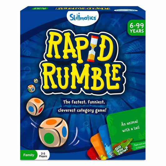 LXINDIA BOARD GAME Skillmatics Rapid Rumble - Fast-Paced Board Game for Kids