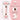 LX INDIA Face Massager SKINROTH Grade A+ luxurious Rose Quartz Roller for Women (Pink)