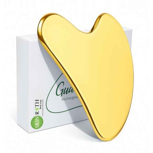 LX INDIA Face Massager SKINROTH Gua sha For Face Beauty Tool (Copper)